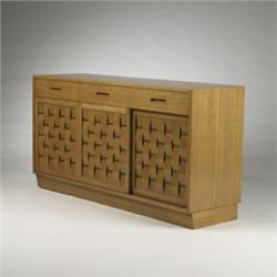 Edward Wormley Woven Front cabinet, model #4