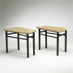Edward Wormley Wedge-Shaped end tables, mode