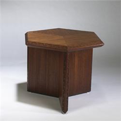 Frank Lloyd Wright occasional table, model #