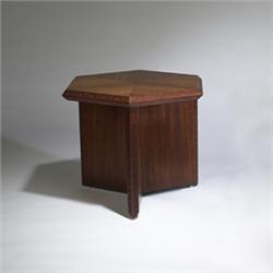 Frank Lloyd Wright occasional table, model #