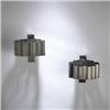 Image 1 : Jules Wabbes Honeycomb sconces, pair