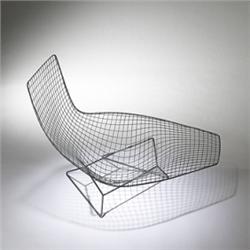 Harry Bertoia important prototype lounge cha