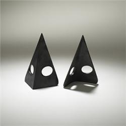 Carl Aubock bookends, pair