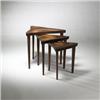 Image 1 : George Nakashima nesting tables, set of thre