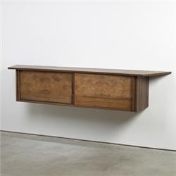 George Nakashima hanging wall cabinet