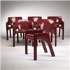 Image 1 : Vico Magistretti Gaudi armchairs, set of six