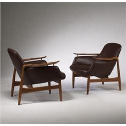 Finn Juhl lounge chairs, model no. 53