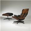 Image 1 : Charles and Ray Eames 670 lounge chair and o