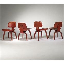Charles & Ray Eames DCW, set of four
