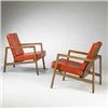 Image 1 : Lewis Butler lounge chairs, pair, model #655