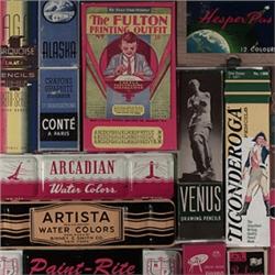 Various Artists vintage art supplies
