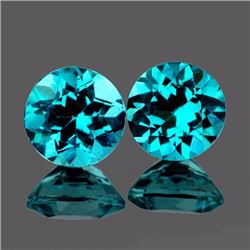 Natural Paraiba Green Blue Apatite Pair 5.50 MM - VVS