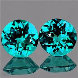 Natural Green Blue Apatite Pair 3.10 Carats - VVS