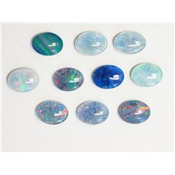 10 Genuine Opal Triplet (10.00ct) Gemstones Retail $200