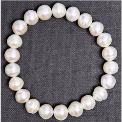 Freshwater Pearl (approx 25.00g) Flexible Bracelet Retail $90