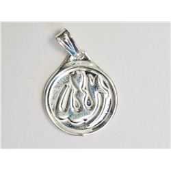 Sterling Silver Arabic Word (approx 2.13g) Pendant Retail $90