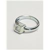 Image 1 : Sterling Silver Cubic Zirconia Solitaire Ring Retail $60