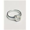 Image 2 : Sterling Silver Cubic Zirconia Solitaire Ring Retail $60