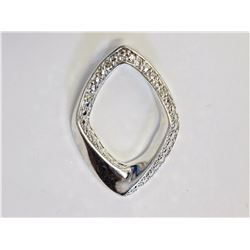 Sterling Silver Diamond (approx 2.00g) Pendant Retail $150