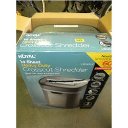 ROYAL 14 SHEET SHREDDER