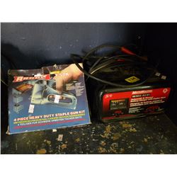 HEAVY DUTY STAPLER/BATTERY CHARGER
