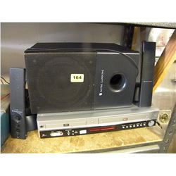 DVD/VHS PLAYER WITH ALTEC SPEAKERS