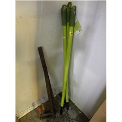 3 WEED EXTRACTORS/2 WOOD CLAMPS