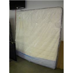 NEW KING SIZE KINGSDOWN EURO TOP (MATTRESS ONLY/OPEN PACKAGE/MAY HAVE DIRT MARKS)