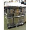 Image 1 : PALLET OF 9 STAINLESS & BLACK HOT & COLD WATER DISPENSERS