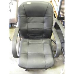LEATHER SWIVEL OFFICE CHAIR
