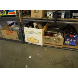 shelf lot misc household items