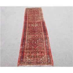 Absolutely Gorgeous Handmade Semi Antique Persian Hosseinabad 4x15