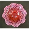 Image 2 : FENTON Cranberry Opalescent 10" Bowl