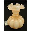 Image 1 : FENTON Rose Overlay Melon 8" Vase