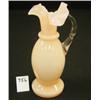 Image 1 : FENTON Rose Overlay Handled Jug #355