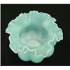 Image 2 : FENTON Blue Overlay Melon 5" Vase