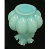 Image 3 : FENTON Blue Overlay Melon 8" Vase