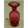 Image 1 : CRANBERRY Glass 7" Vase - Fenton?