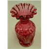 Image 2 : CRANBERRY Glass 7" Vase - Fenton?