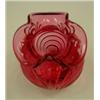 Image 2 : FENTON Cranberry Shell 4.75" Vase