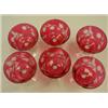 Image 2 : RUBY FLASH Wine Stems - Set of 6
