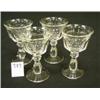 Image 1 : HEISEY Colonial Sherry Glasses (4)