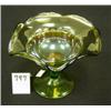 Image 1 : NORTHWOOD Green Flower Compote - Marked
