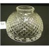 Image 1 : CLEAR GLASS Lampshade - Diamond Optic
