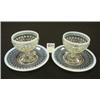 Image 1 : MOONSTONE Sherbet and Saucer Sets (2)
