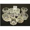 Image 1 : Mixed Lot of Glass Salt Dips (10)