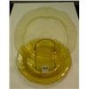 Image 1 : Amber PATRICIAN 10.5" Dinner Plates (4)