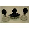 Image 3 : PERFUME SET on Tray - Two Bottles & Box
