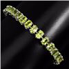 Image 2 : Natural  Top Rich Green Peridot 117 Carats Bracelet