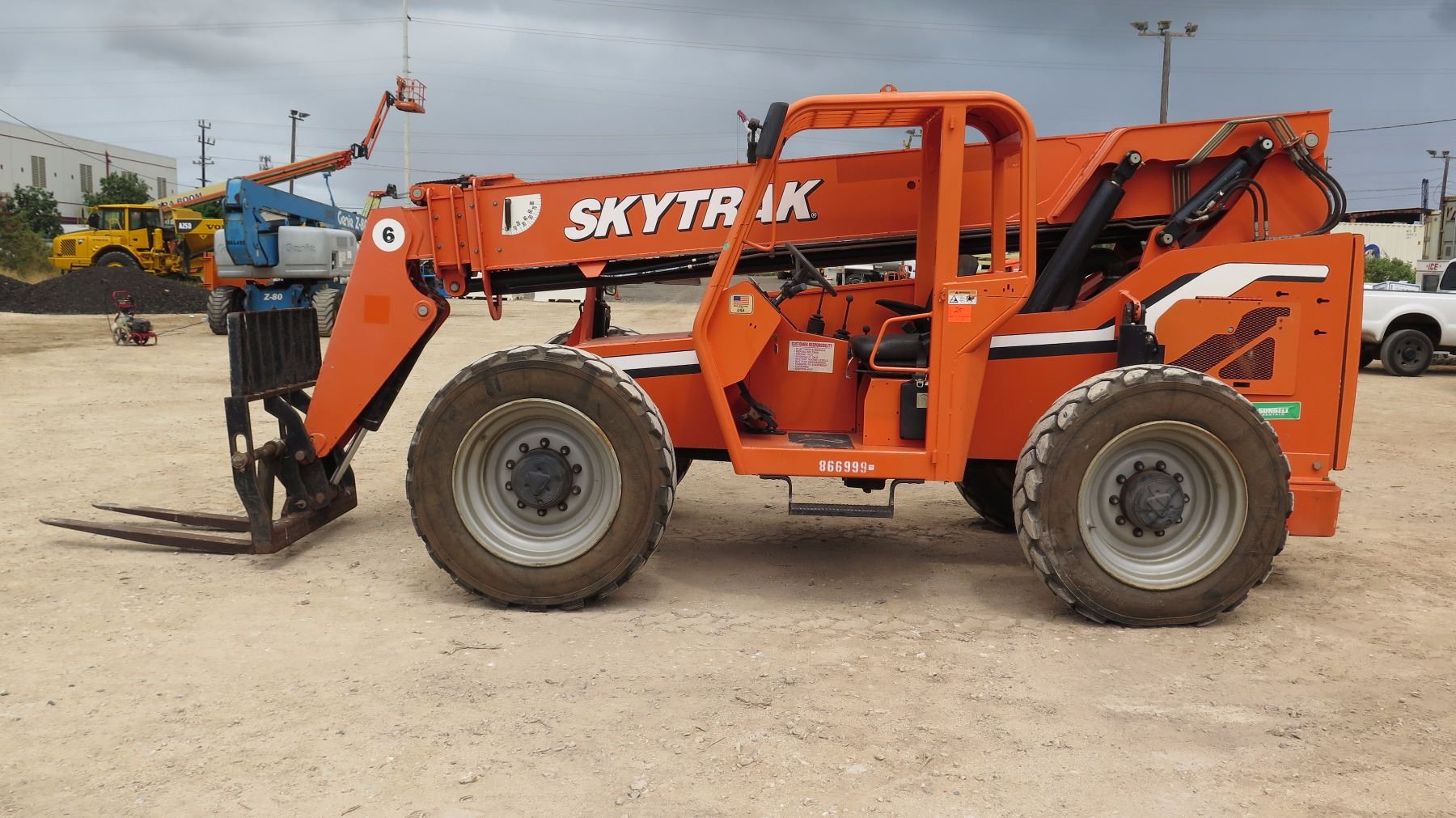 2013 JLG SKYTRAK 6042 TELEHANDLER TELESCOPIC FORKLIFT 42' SHOOTING BOOM ...